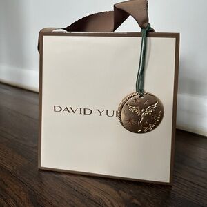 David Yurman Holiday 2025 Gift Bag with Ornament
